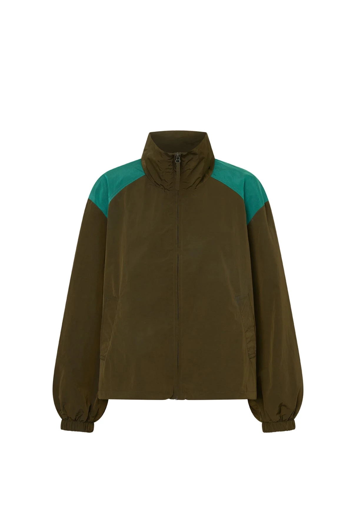 Camilla and Marc Storm Colour Block Anorak in Khaki and Emerald Camilla and Marc Storm Colour Block Anorak in Khaki and Emerald | Jackets | Luxury Shoes