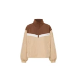 Camilla and Marc Storm Colour Block Pullover in Mocha and Bone | Jackets | Luxury Shoes 