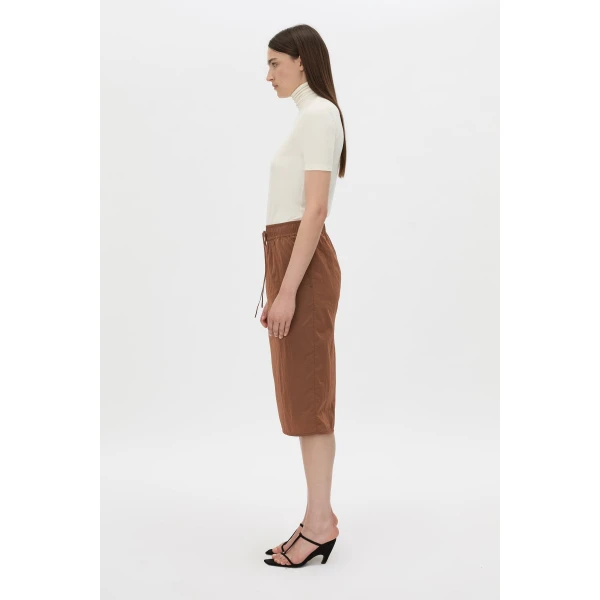 Camilla and Marc Storm Midi Skirt in Mocha, view 6 | Midi Skirts | Luxury Shoes 