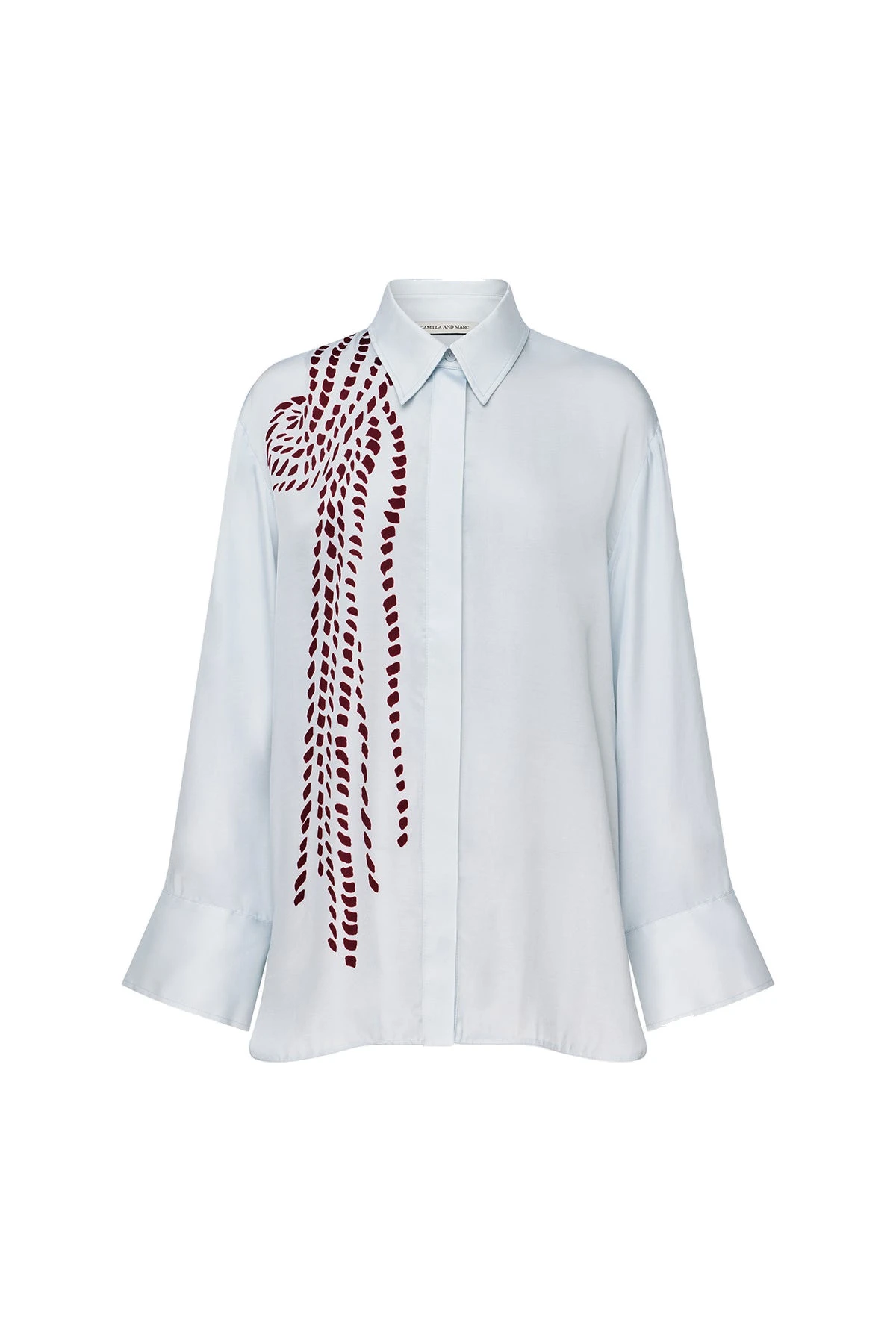 Camilla and Marc Suri Long Sleeve Shirt in Blue Suri Print Camilla and Marc Suri Long Sleeve Shirt in Blue Suri Print | Shirts | Luxury Shoes