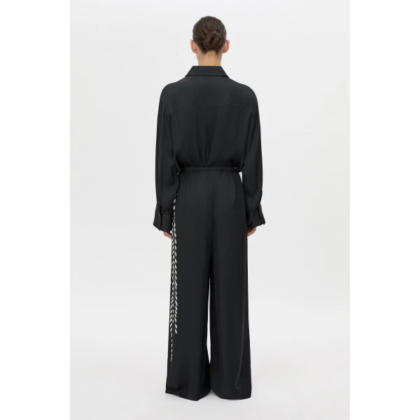 Camilla and Marc Suri Pant in Black Suri Print, view 6 | Pants | Luxury Shoes 