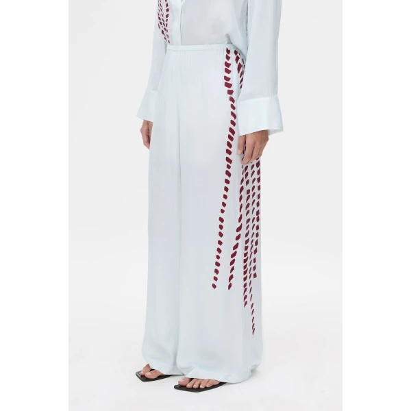 Camilla and Marc Suri Pant in Blue Suri Print, view 3 | Pants | Luxury Shoes 