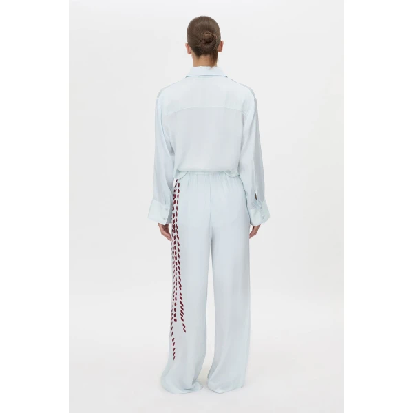 Camilla and Marc Suri Pant in Blue Suri Print, view 6 | Pants | Luxury Shoes 
