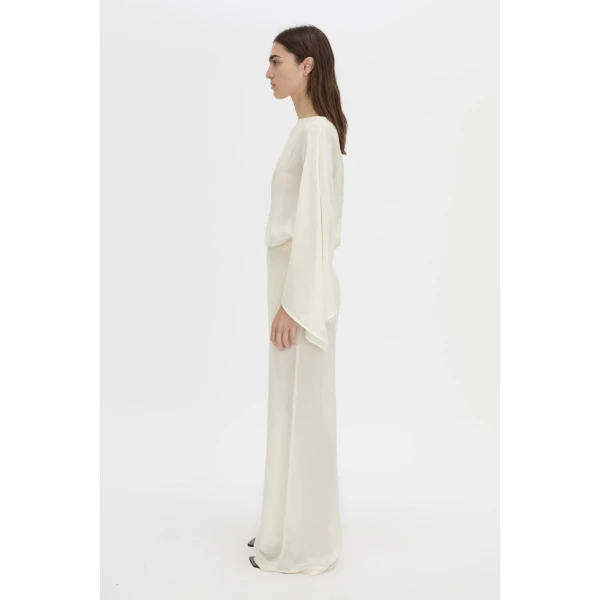 Camilla and Marc Tessara Pant in Cream, view 5 | Pants | Luxury Shoes 