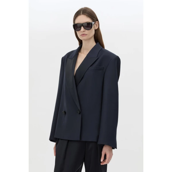 Camilla and Marc Velin Blazer in French Navy, view 3 | Blazers | Luxury Shoes 