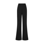 Carla Zampatti Black Crepe Bootleg Pant | Tailored pants | Luxury Shoes 