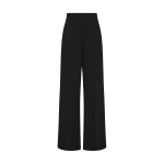 Carla Zampatti Black Crepe High Waisted Wide Leg Pant | Wide leg pants | Luxury Shoes 