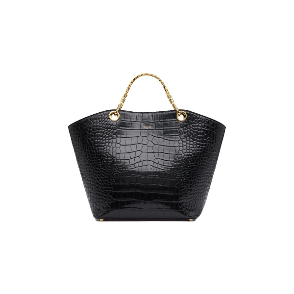 Black Medium Milano Tote Bag