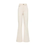 Carla Zampatti Ecru Bootleg Denim Jeans | Denim | Luxury Shoes 