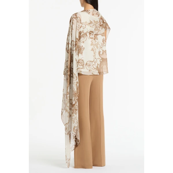 Carla Zampatti Renaissance Georgette Cascata Wrap | Scarves | Luxury Shoes 
