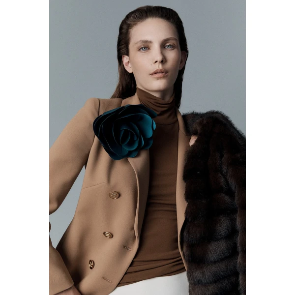 Carla Zampatti Serpentine Fiore Brooch | Brooches & Pins | Luxury Shoes 