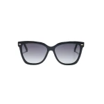 Carolina Herrera Butterfly Sunglasses with Temple Inserts in Black
