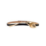 Carolina Herrera Calla Lily Belt in Black