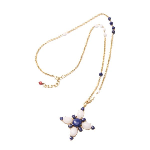 Carolina Herrera Carolina Herrera x Olympia Babylonia Cross Chain in White
