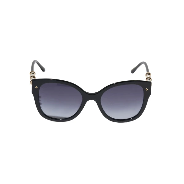 Carolina Herrera Cat Eye Sunglasses with Beaded Detail in Black