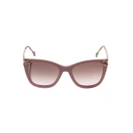 Carolina Herrera Cat Eye Sunglasses with Contrast Detail in Nude