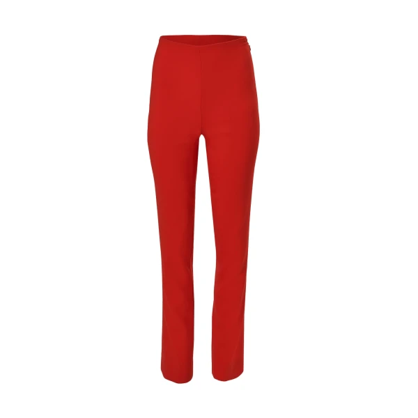 Carolina Herrera Cigarette Pants in Chili Red