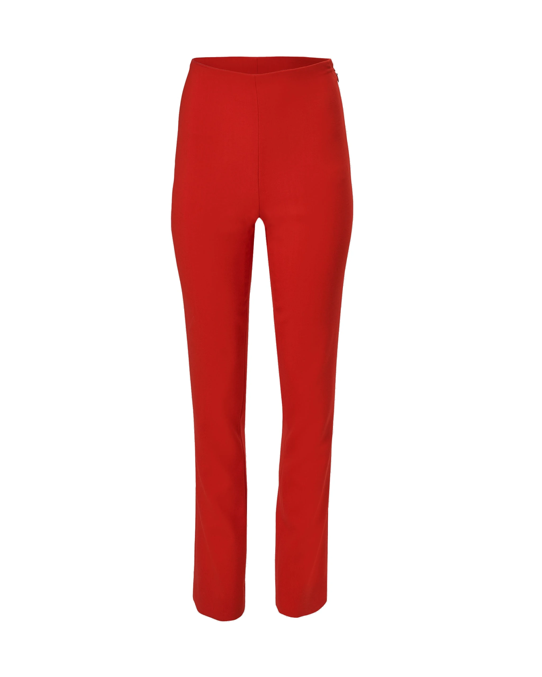 Carolina Herrera Cigarette Pants in Chili Red | Pants | Luxury Shoes Carolina Herrera Cigarette Pants in Chili Red