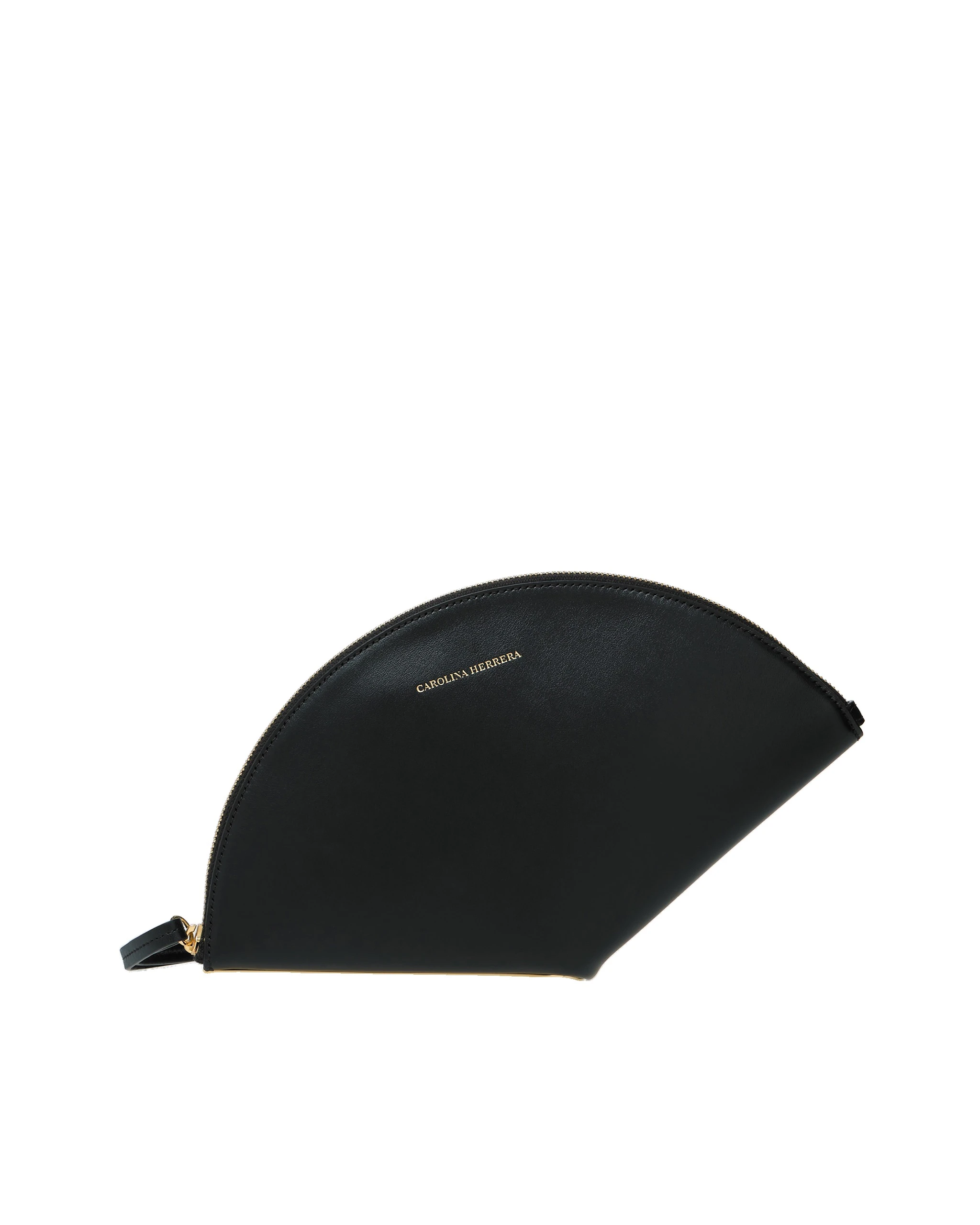 Carolina Herrera Consuelo Leather Clutch in Black | Bags | Luxury Shoes Carolina Herrera Consuelo Leather Clutch in Black