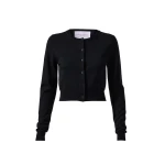 Carolina Herrera Cropped Cardigan in Black