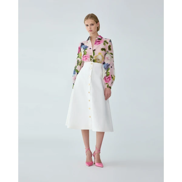 Carolina Herrera Floral-Print Shirt, view 2