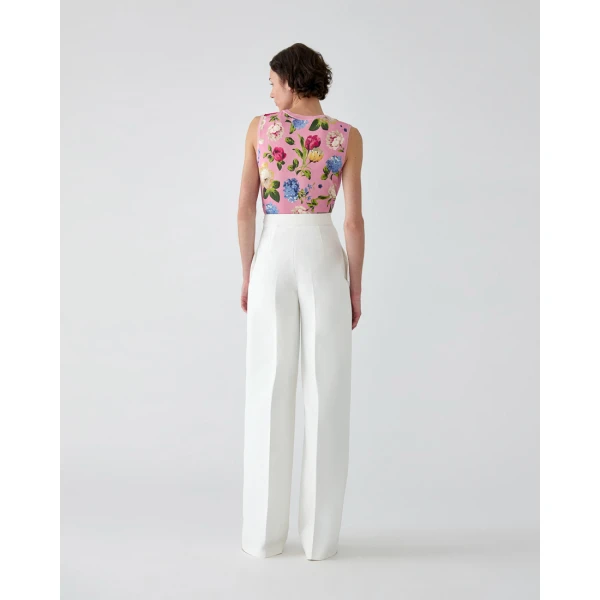Carolina Herrera Floral-Print Tank, view 3