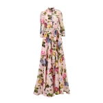 Carolina Herrera Floral-Print Trench Gown