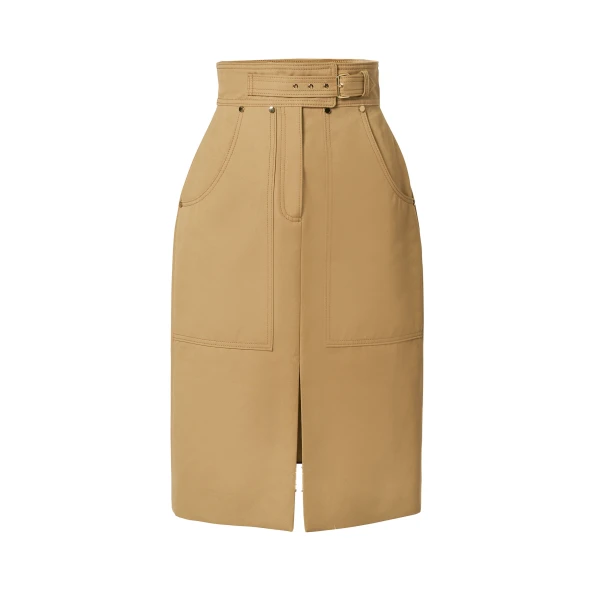 Carolina Herrera Gabardine Pencil Skirt