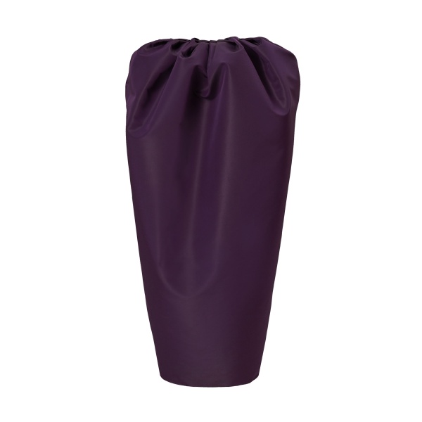 Carolina Herrera Gathered Maxi Skirt in Plum