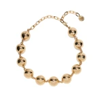 Carolina Herrera Gold Ball Necklace