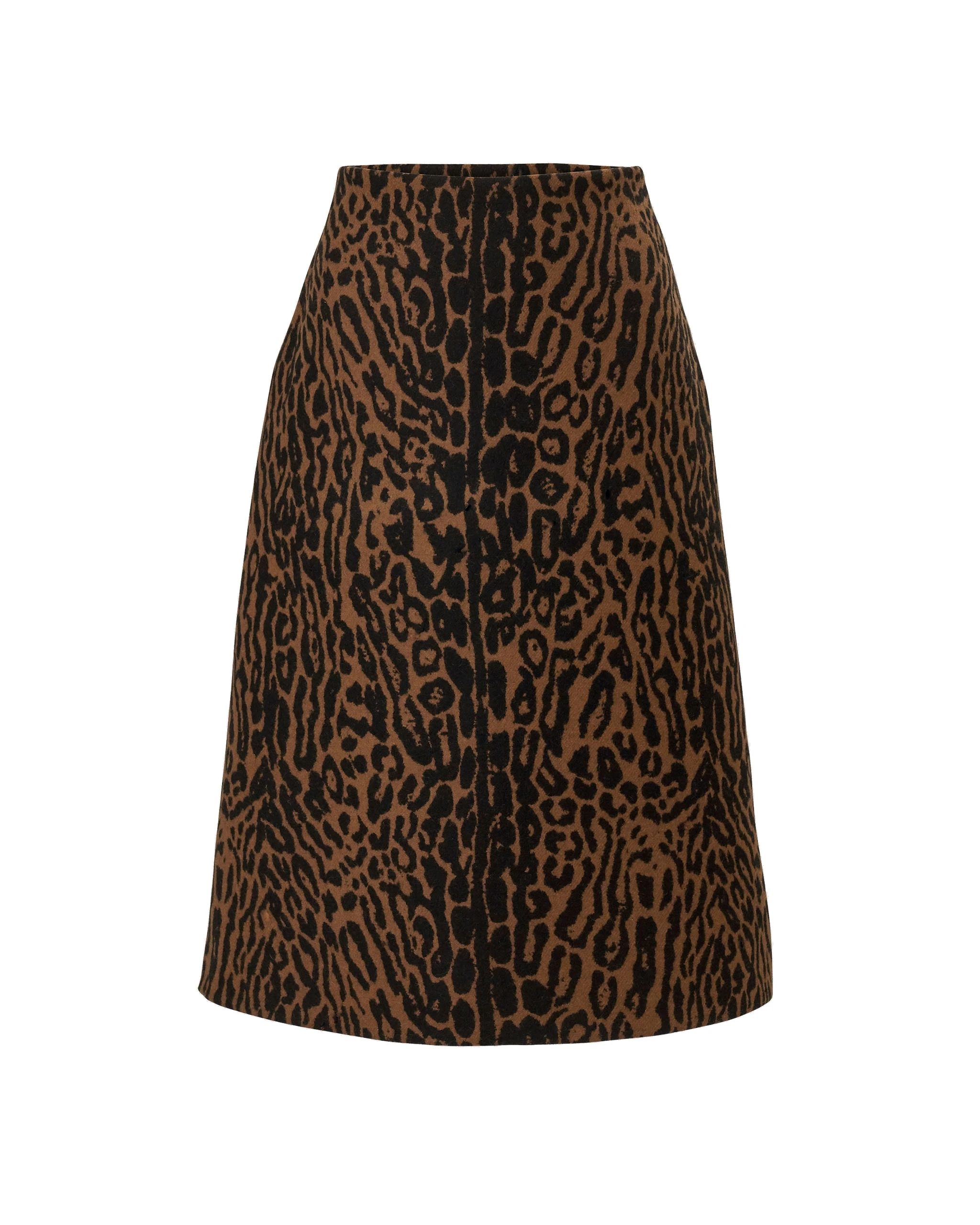 Carolina Herrera Leopard Jacquard A-Line Skirt | Skirts | Luxury Shoes Carolina Herrera Leopard Jacquard A-Line Skirt