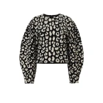 Carolina Herrera Leopard-Patterned Chenille Sweater