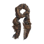 Carolina Herrera Leopard Print Modal-Cashmere Scarf