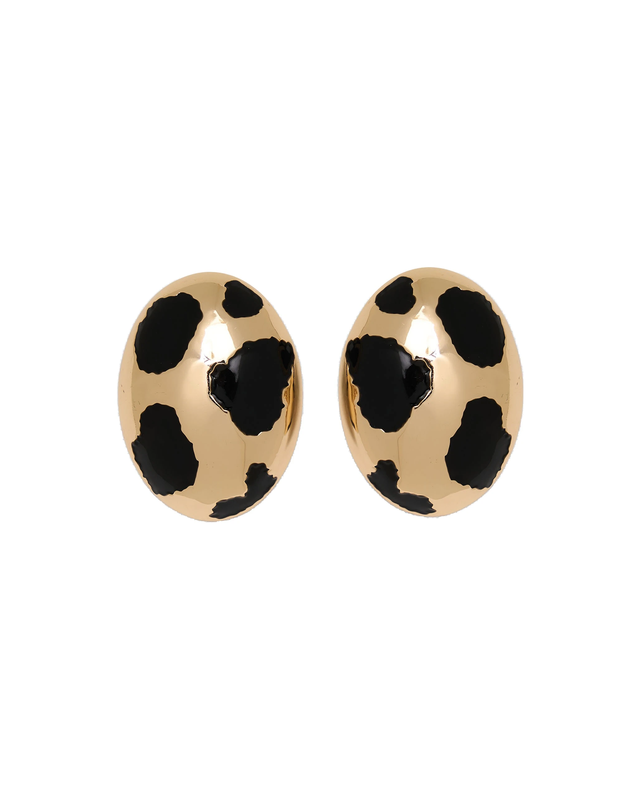 Carolina Herrera Leopard Spot Gold-Toned Earrings | Jewelry | Luxury Shoes Carolina Herrera Leopard Spot Gold-Toned Earrings