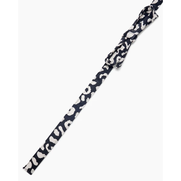 Carolina Herrera Leopard Spot Jacquard Bow Belt, view 4