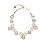 Carolina Herrera Pearl and Crystal Necklace