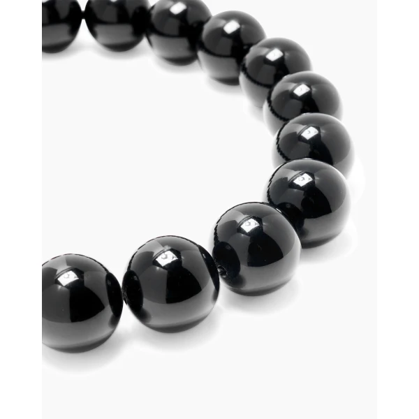 Carolina Herrera Resin Ball Necklace in Black, view 3
