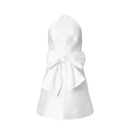 Carolina Herrera Rose Jacquard Mini Dress With Bow in White