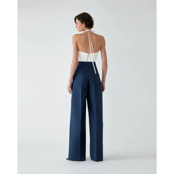 Carolina Herrera Rosette Top in White, view 3