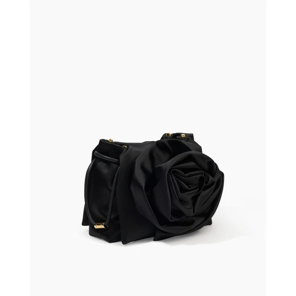 Carolina Herrera Rosita Bucket Bag in Black, view 3