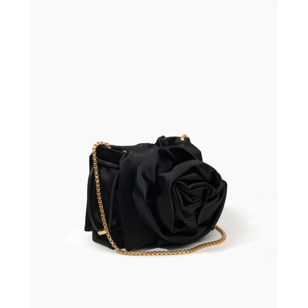 Carolina Herrera Rosita Bucket Bag in Black, view 4