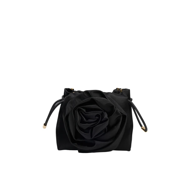 Carolina Herrera Rosita Bucket Bag in Black