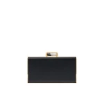 Carolina Herrera Scala Insignia Small Clutch in Black