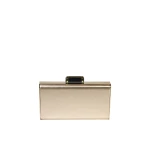 Carolina Herrera Scala Insignia Small Clutch in Gold