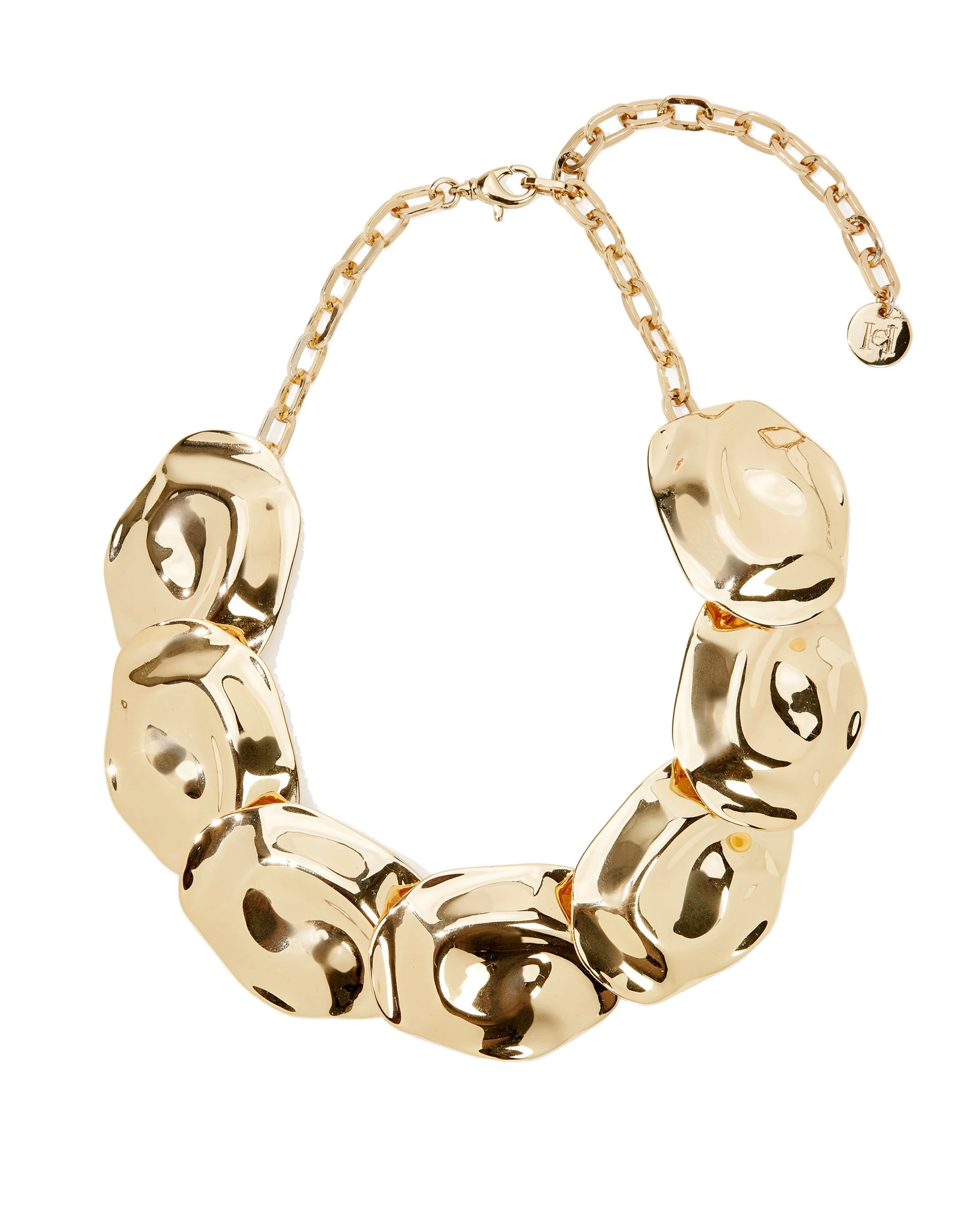 Carolina Herrera Sculptural Necklace in Gold | Jewelry | Luxury Shoes Carolina Herrera Sculptural Necklace in Gold
