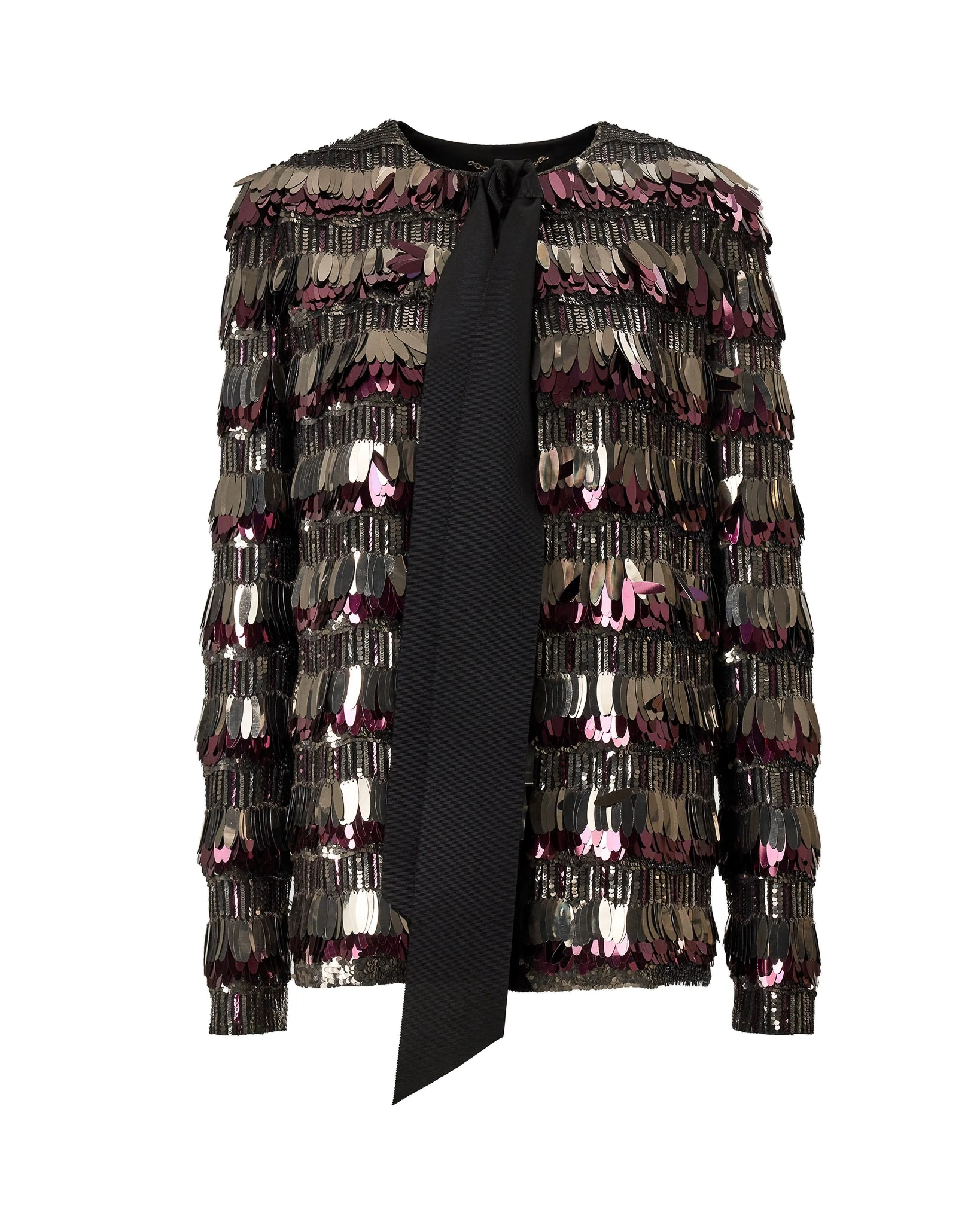 Carolina Herrera Sequin-Embroidered Jacket | Jackets | Luxury Shoes Carolina Herrera Sequin-Embroidered Jacket