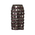 Carolina Herrera Sequin-Embroidered Knee-Length Skirt