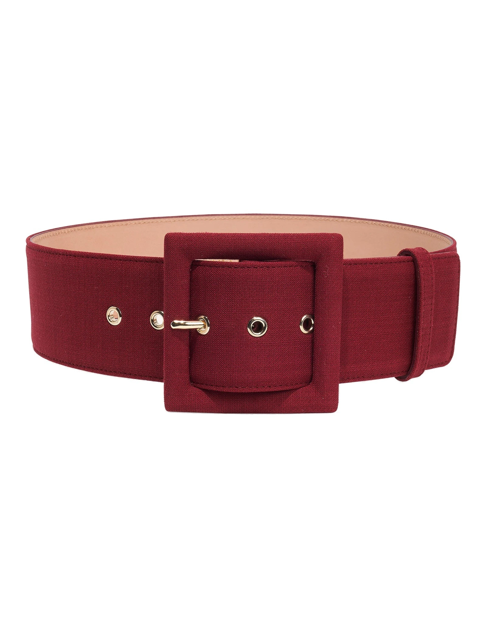 Carolina Herrera Silk Faille Icon Belt in Rioja | Accessories | Luxury Shoes Carolina Herrera Silk Faille Icon Belt in Rioja