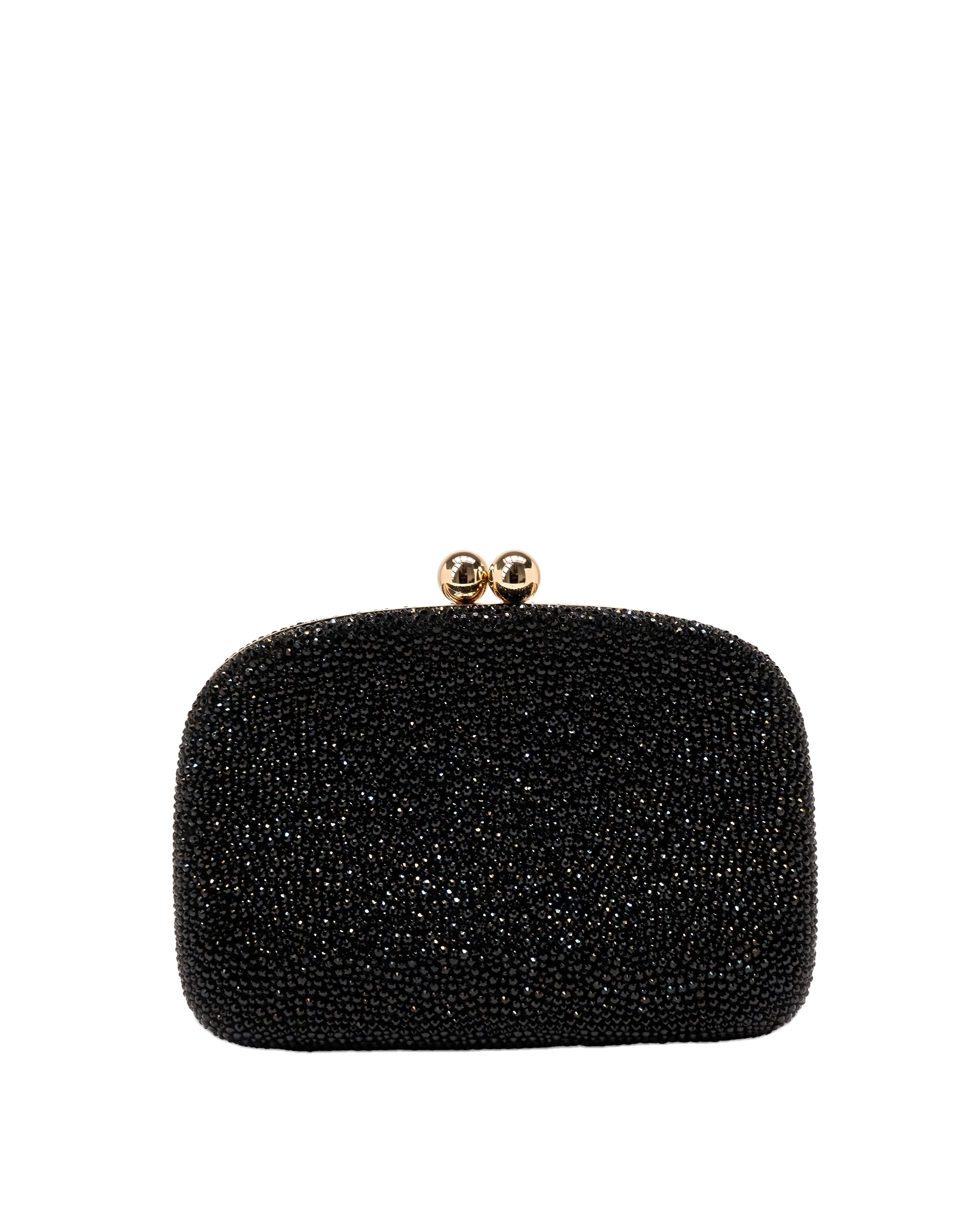 Carolina Herrera Vega Crystal Clutch in Black | Bags | Luxury Shoes Carolina Herrera Vega Crystal Clutch in Black