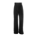 Carolina Herrera Wide-Leg Stretch Velvet Diane Pants in Black